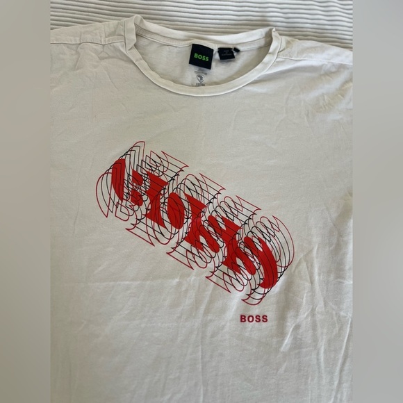 hugo boss t shirt Men’s Large Logo Cotton - Picture 3 of 11